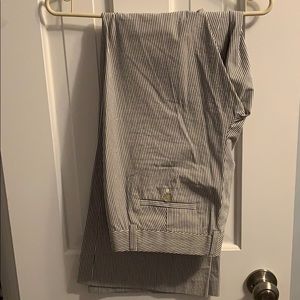 Cotton striped pants